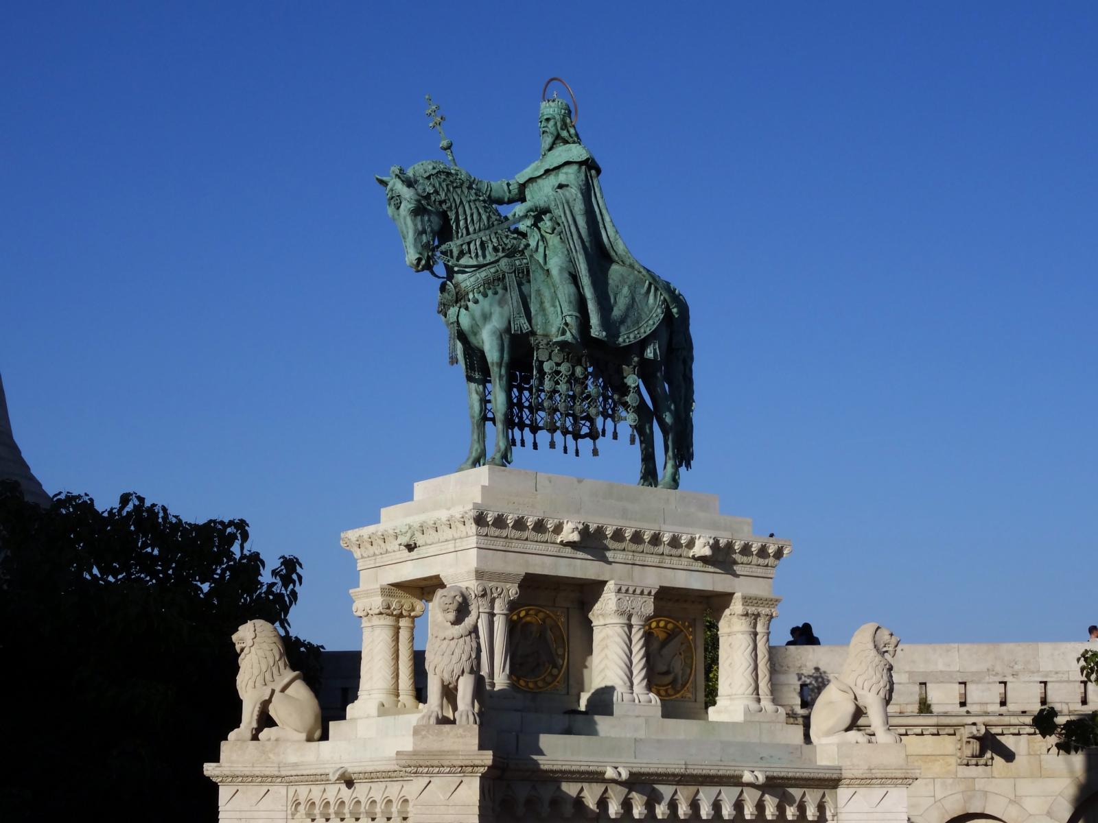 Budapest: Denkmal König Stephan (2021)
