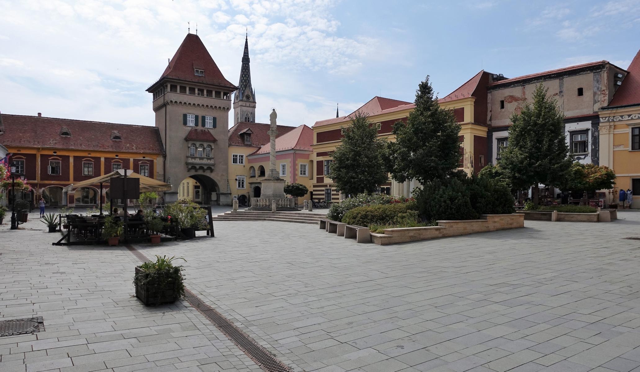 Güns [ung. Köszeg]: Jurisicsplatz [Hauptplatz] (2021)