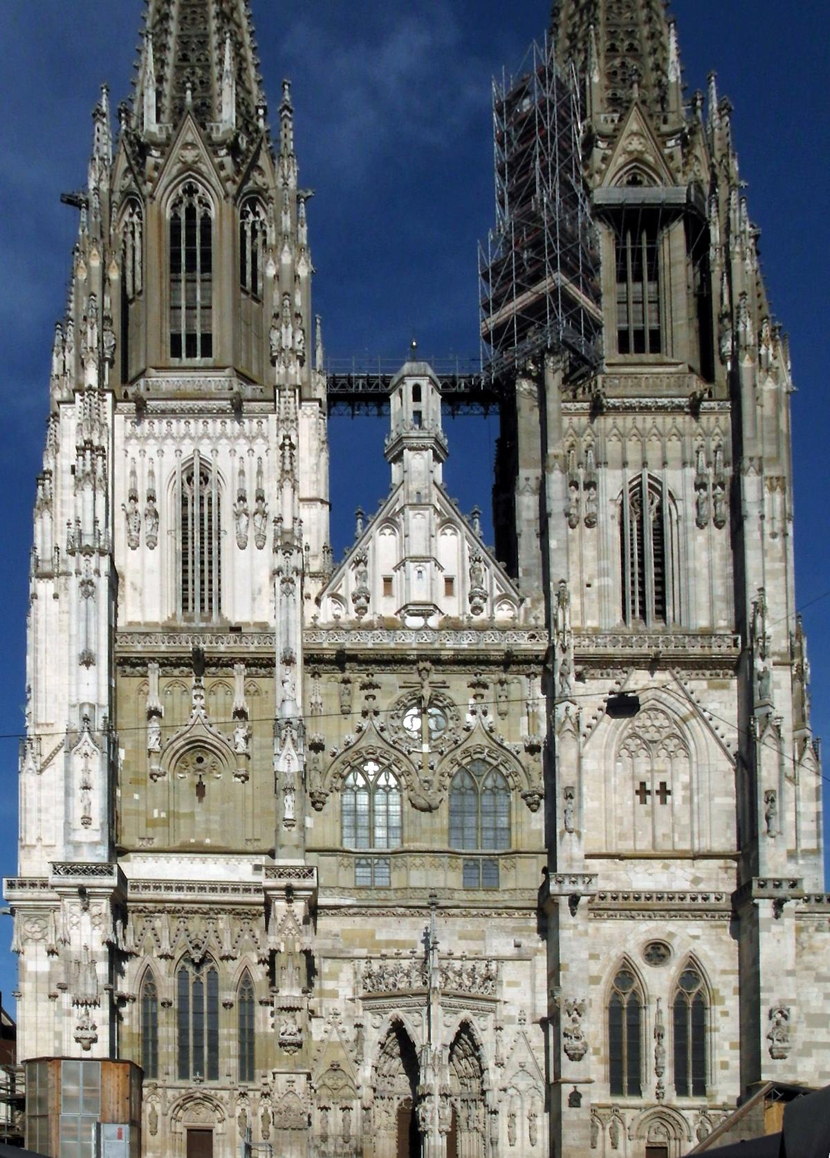 Regensburg: Dom - Westfassade (2018)