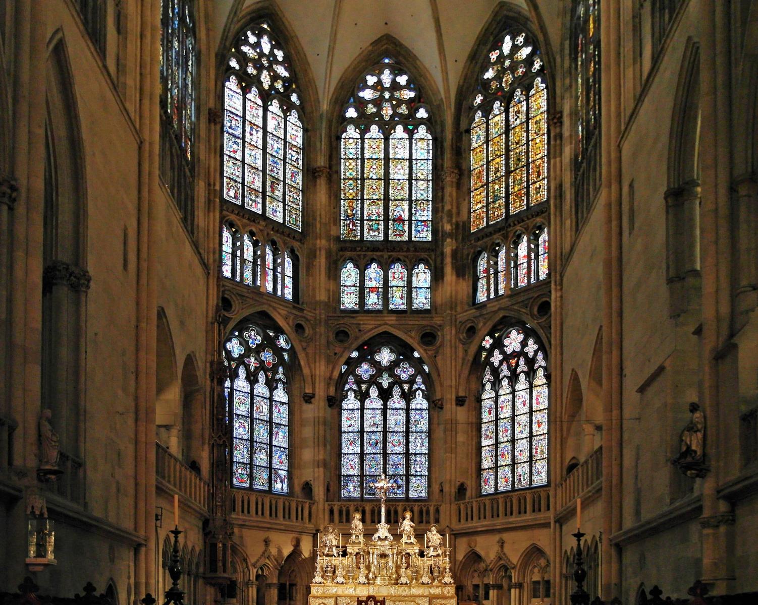 Regensburg: Dom - Chorfenster (2018)