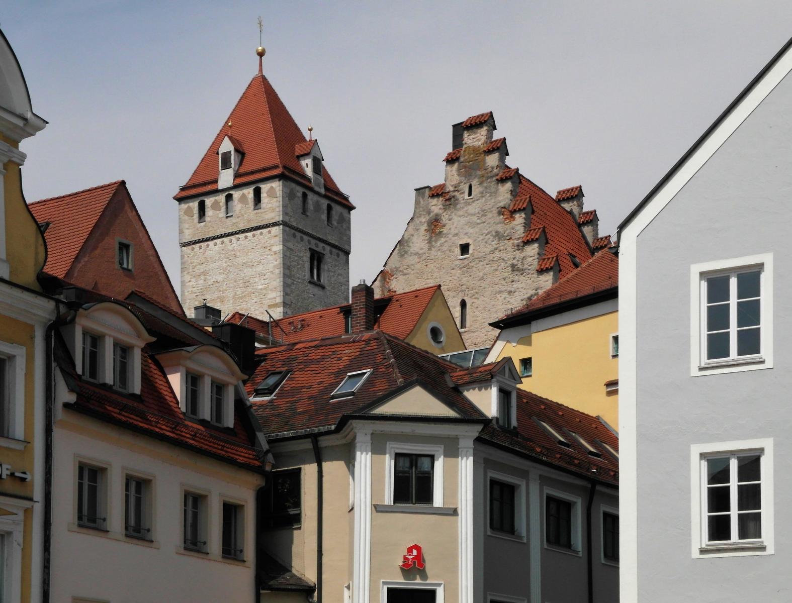 Regensburg: Blick zum Goldenen Turm (2018)