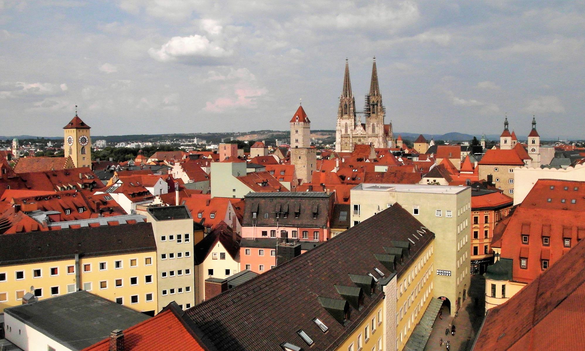 Regensburg: Blick vom Turm der Dreieinigkeitskirche (2018)