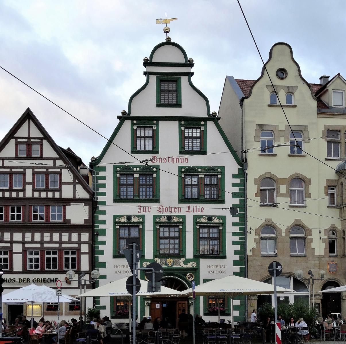 Erfurt: Domplatz - Haus Zur Hohen Lilie (2020)