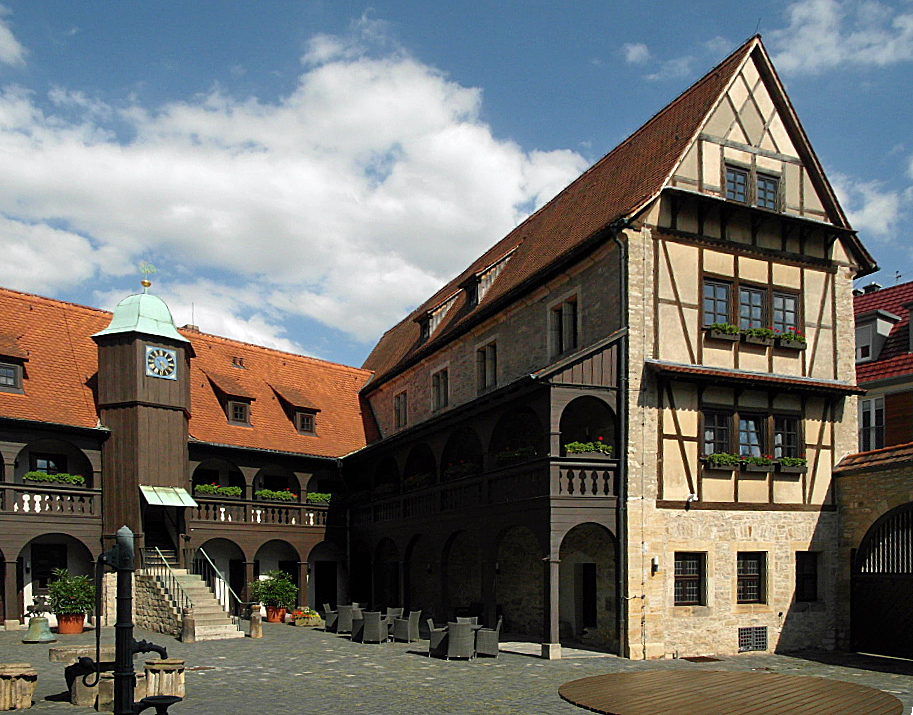 Erfurt: Augustinerkloster - Renaissancehof (2020)