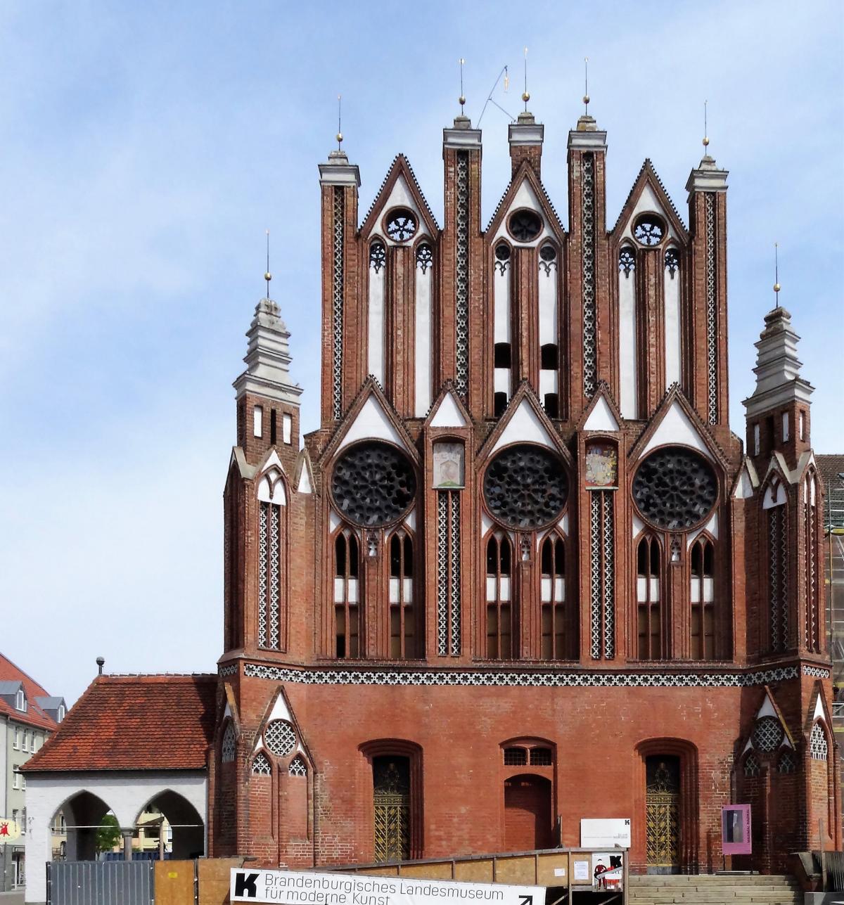 Frankfurt/Oder: Rathaus, Südgiebel (2021)