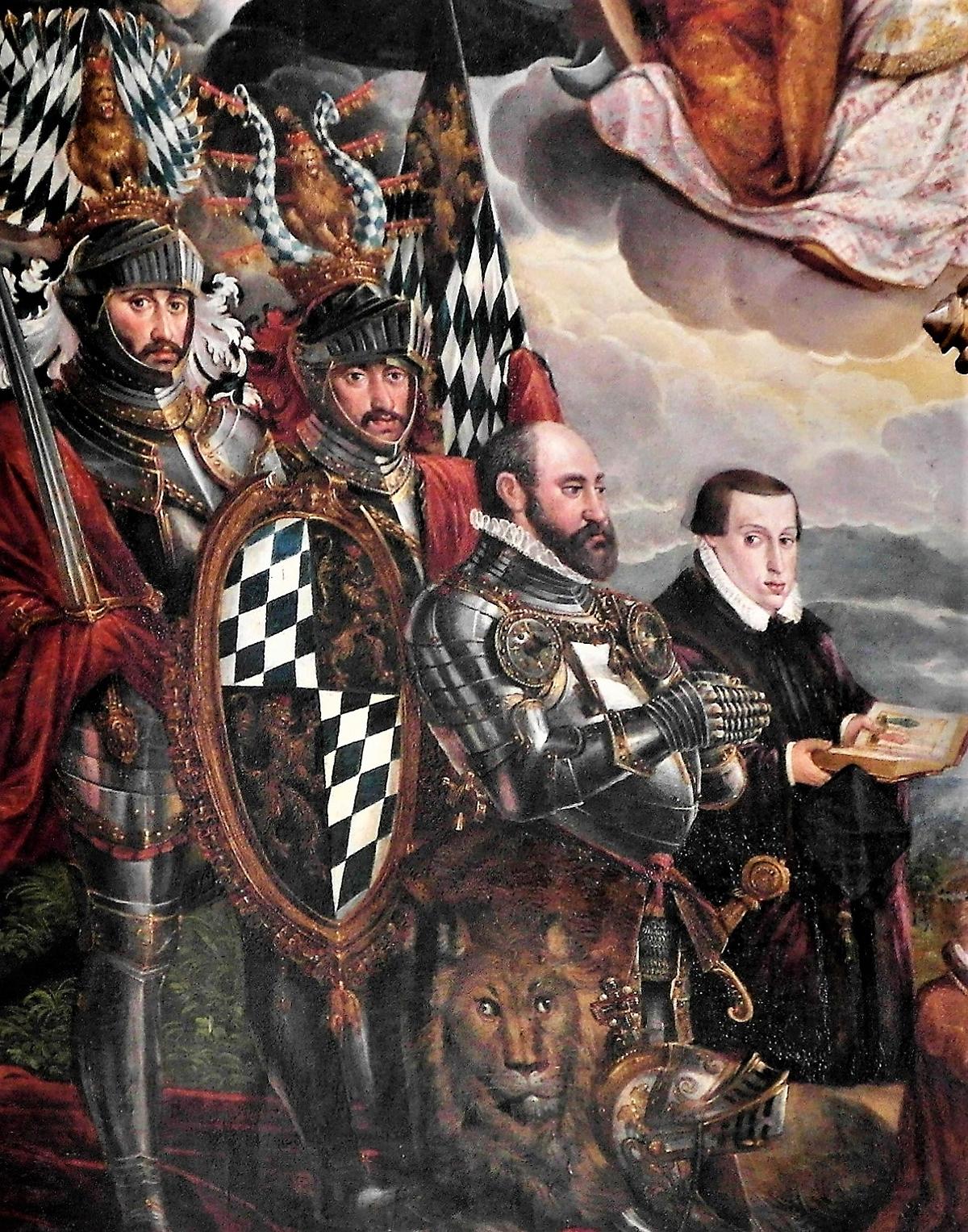 Ingolstadt: Liebfrauenmünster - Hochaltar [Vorderseite, Herzog Albrecht V. als Stifter] (2020)