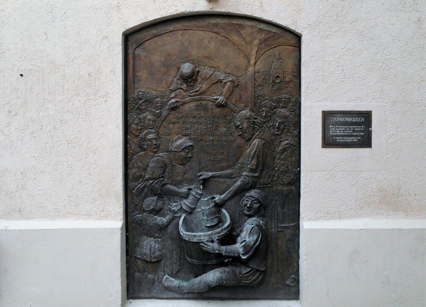 Ingolstadt: Relief zum Reinheitsgebot des Bieres (2020)