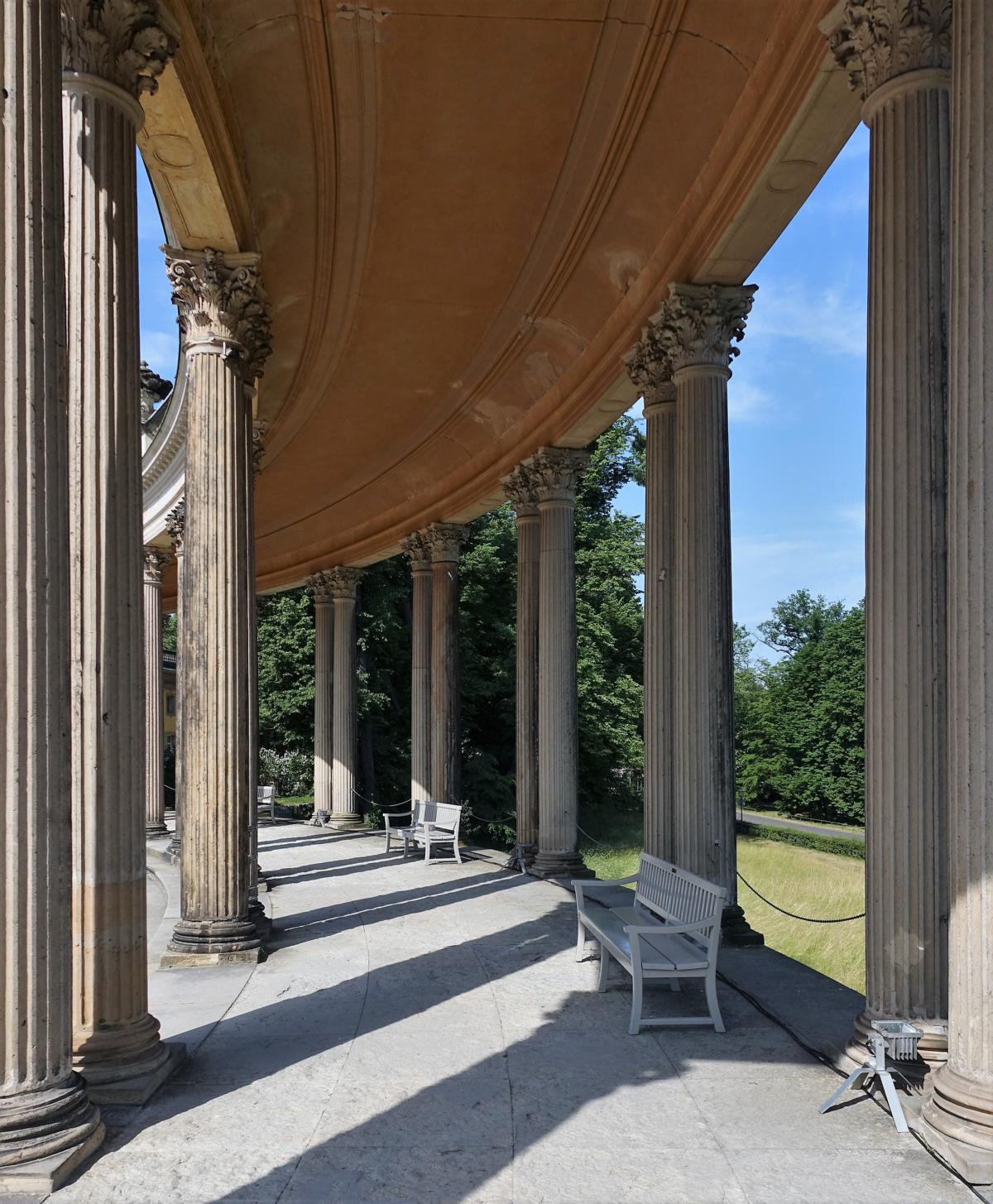 Potsdam: Schloss Sanssouci - Kolonnade (2021)