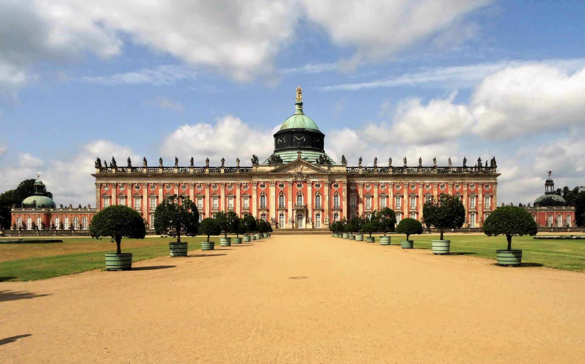 Potsdam: Park Sanssouci - Neues Palais [Gartenseite] (2021)