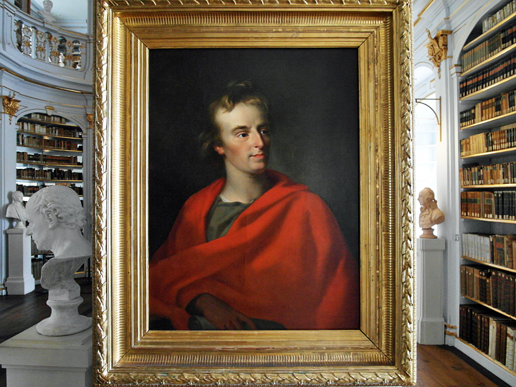 Weimar: Grünes Schloss - Anna Amalia-Bibliothek - Schiller-Portrait von Tischbein (2020)