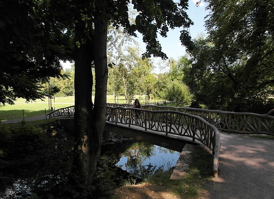 Weimar: Ilmbrücke im Park an der Ilm (2020)