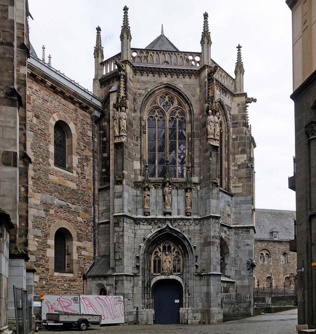 Aachen. Dom - Hubertuskapelle [unten] und Karlskapelle [oben] (2021)