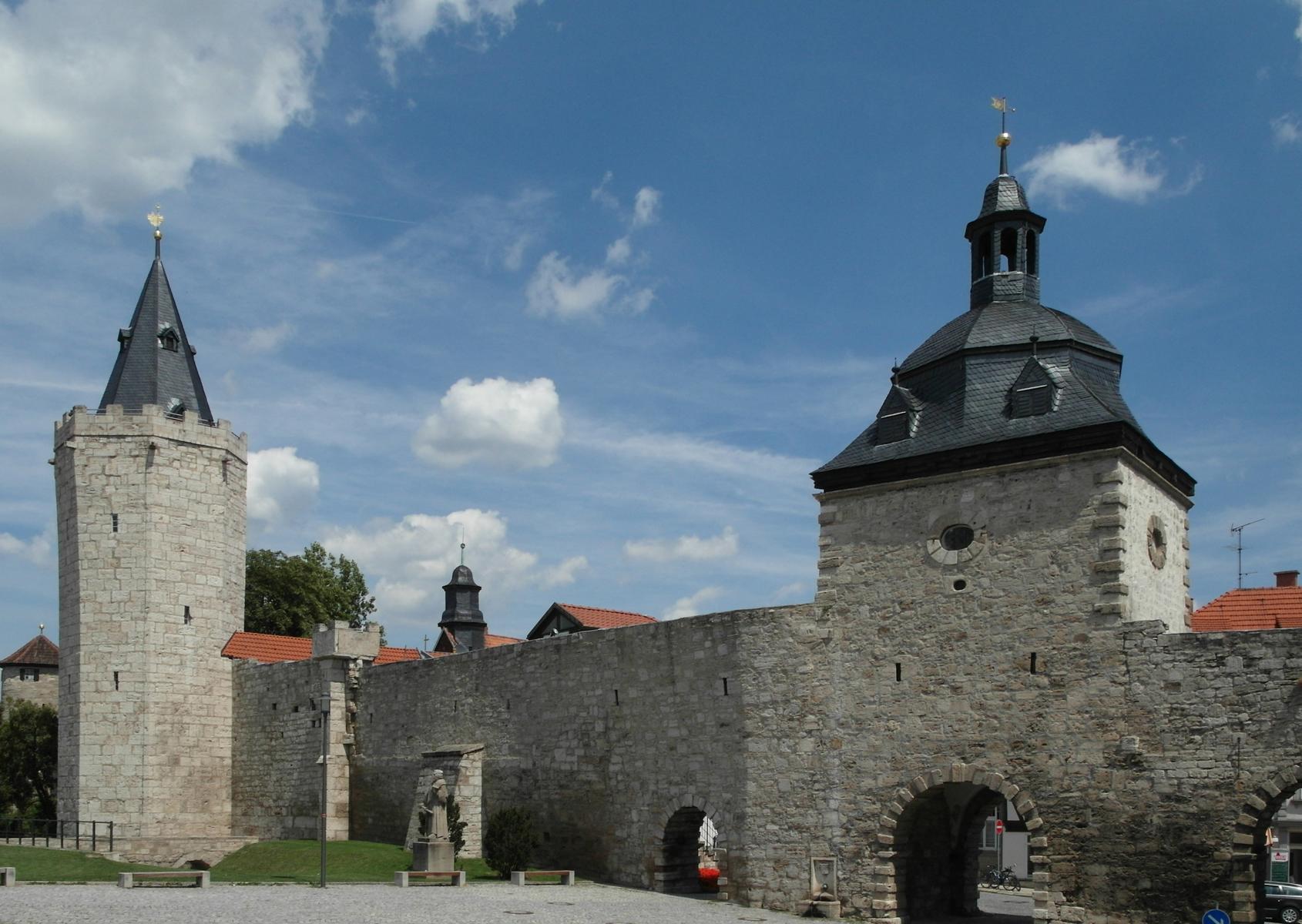 Mühlhausen: Frauentor und Rabenturm (2011)