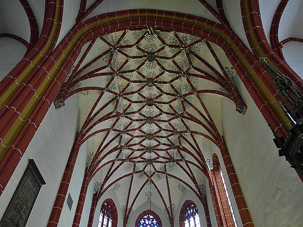 Saalfeld: Johanneskirche - Chorgewölbe mit Himmelswiese (2020)