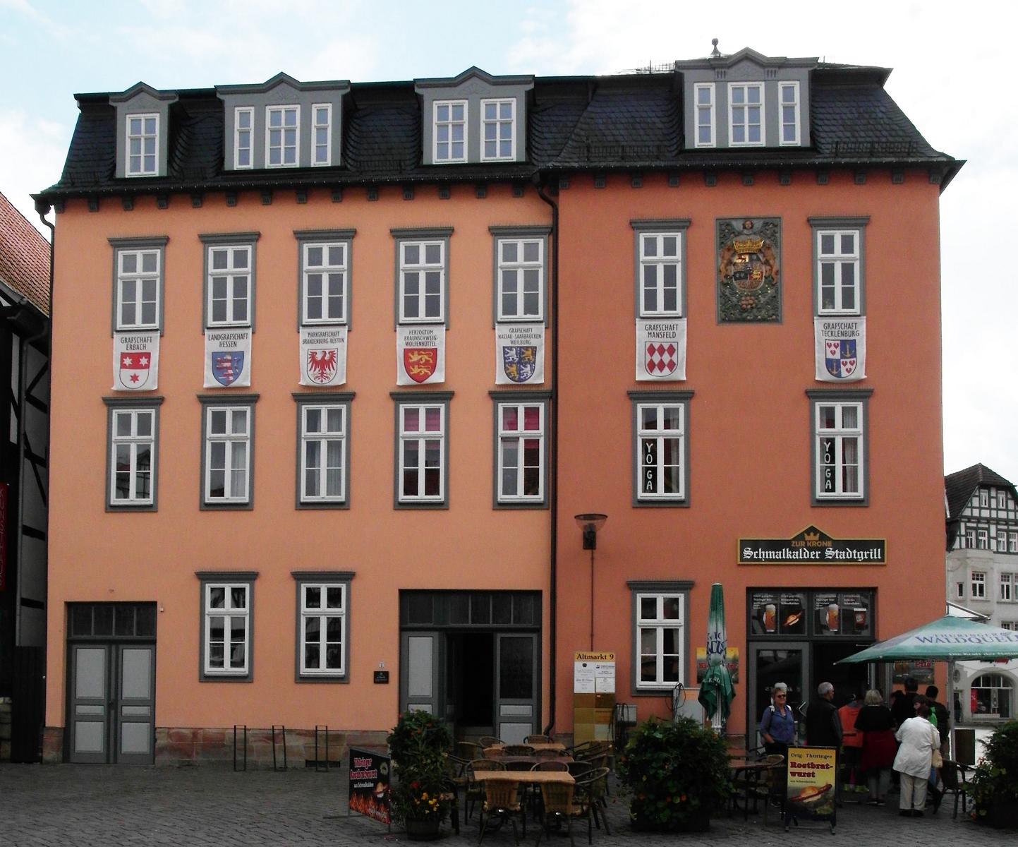 Schmalkalden: Altmarkt - ehem. Gasthof Zur goldenen Krone (2017)