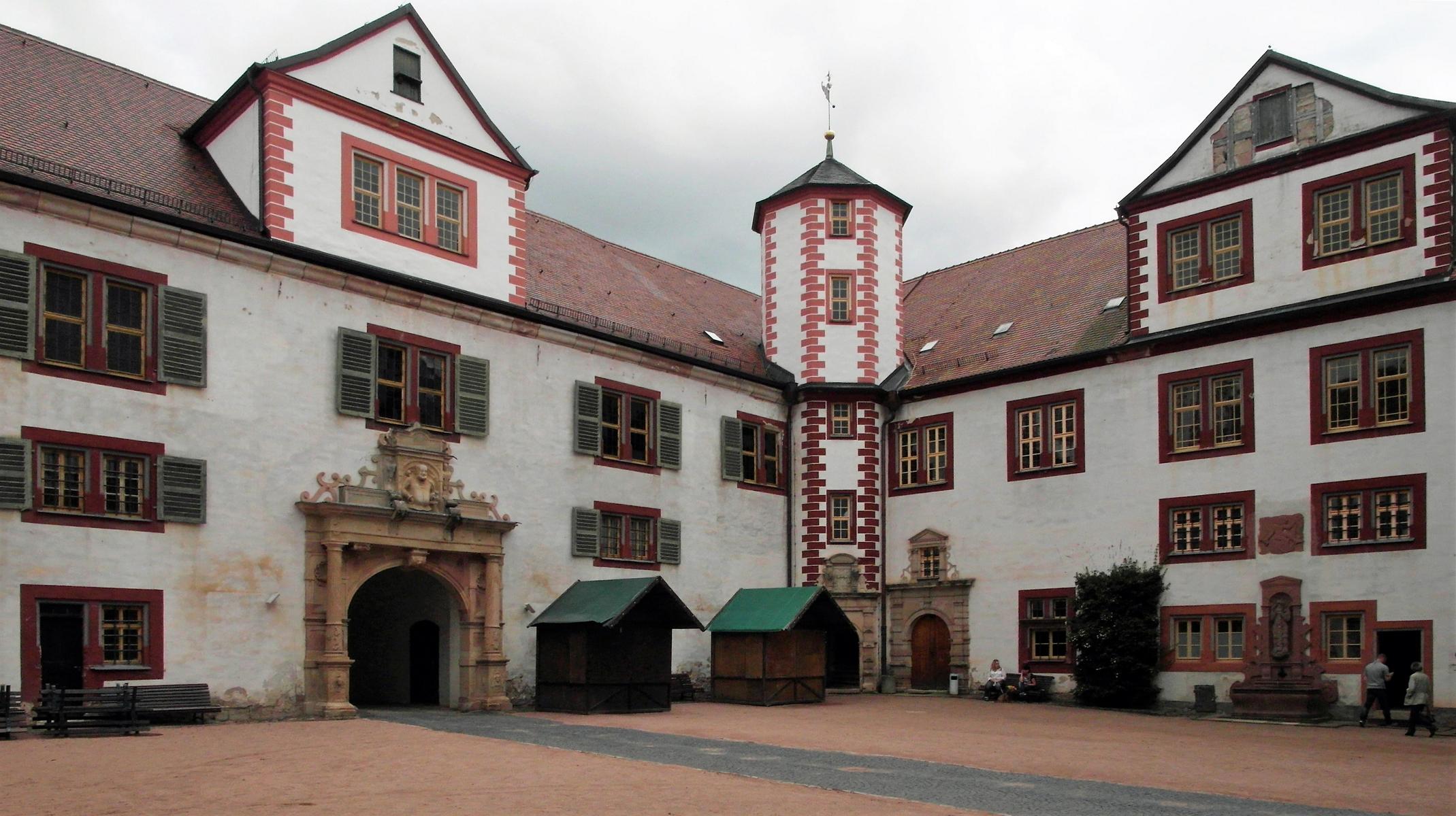 Schmalkalden: Schloss Wilhelmsburg - Innenhof (2017)