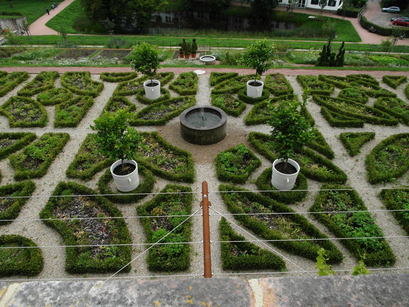 Schmalkalden: Schloss Wilhelmsburg - Garten (2017)