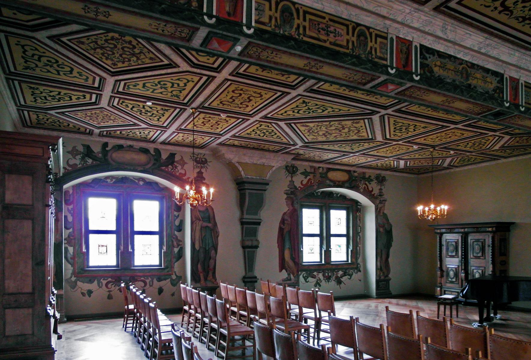 Schmalkalden: Schloss Wilhelmsburg - Tafelstube (2017)