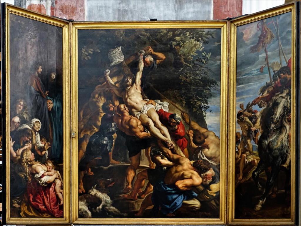 Antwerpen: Liebfrauenkathedrale - Rubens, Kreuzaufrichtung (2022)