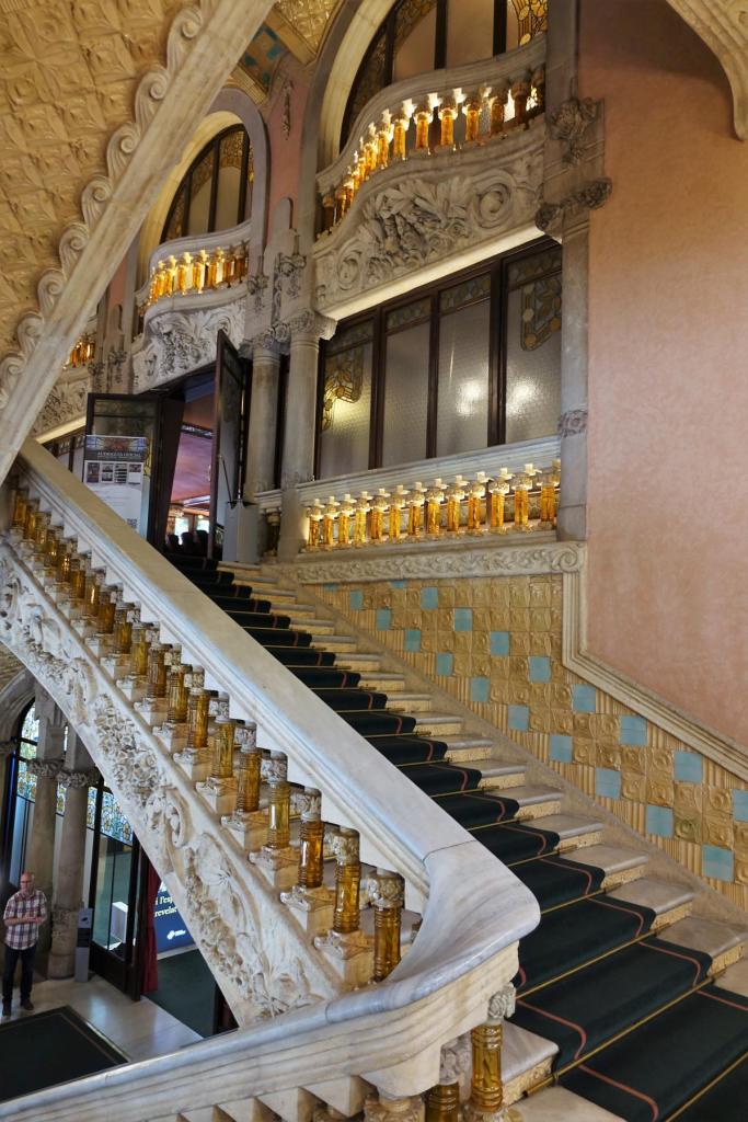 Barcelona: Palast der katalanischen Musik - Treppe (2022)