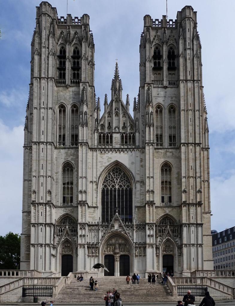 Brüssel: Kathedrale [Westfassade] (2022)
