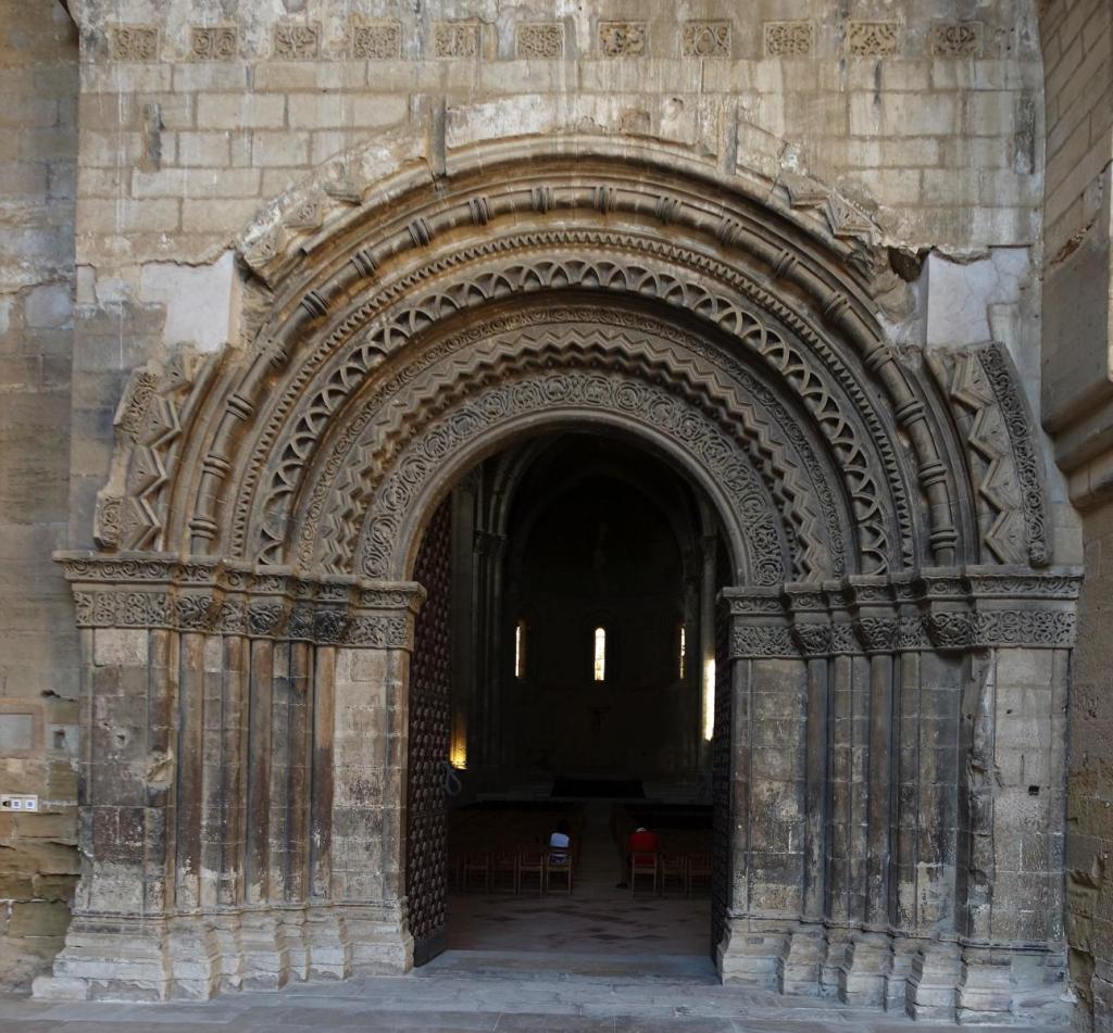 Lleida: Alte Kathedrale - Hauptportal [vom Kreuzgang aus] (2022)