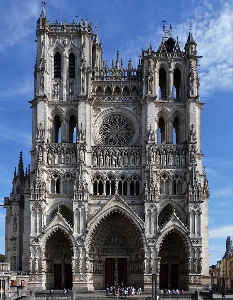 Amiens: Kathedrale Westfassade (2022)