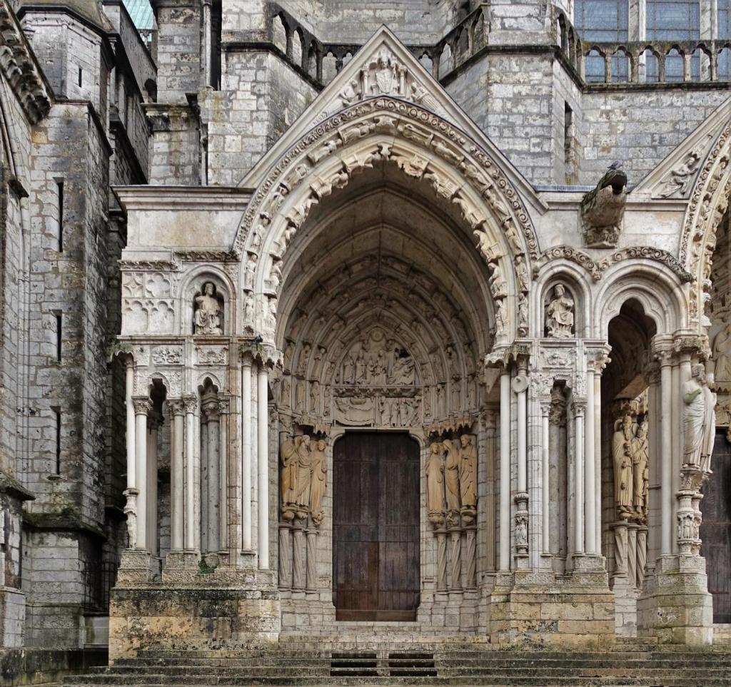 Chartres: Kathedrale linkes Nordportal (2022)