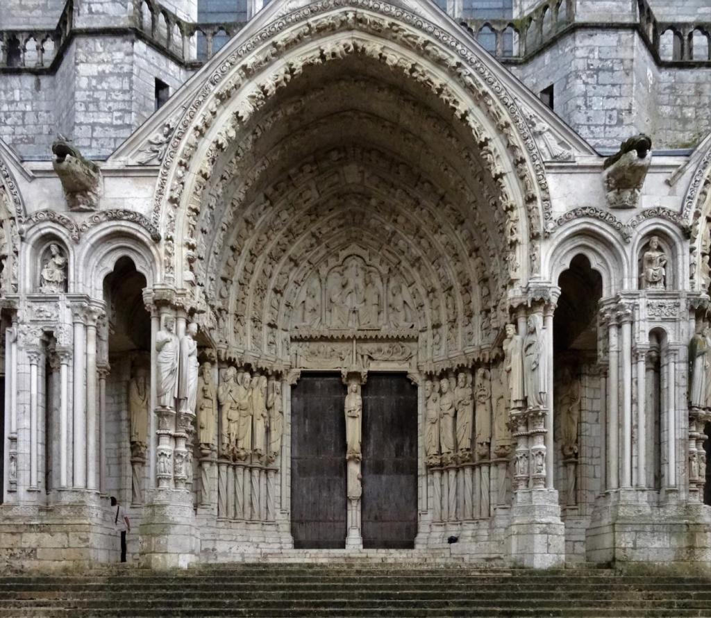 Chartres: Kathedrale mittleres Nordportal (2022)
