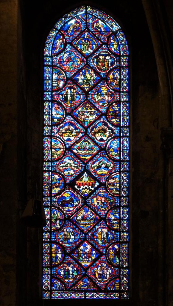 Chartres: Kathedrale Noah-Fenster [nördliches Seitenschiff] (2022)