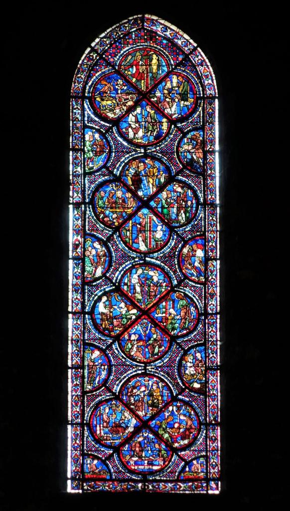 Chartres: Kathedrale Nikolaus-Fenster [nördliches Seitenschiff] (2022)