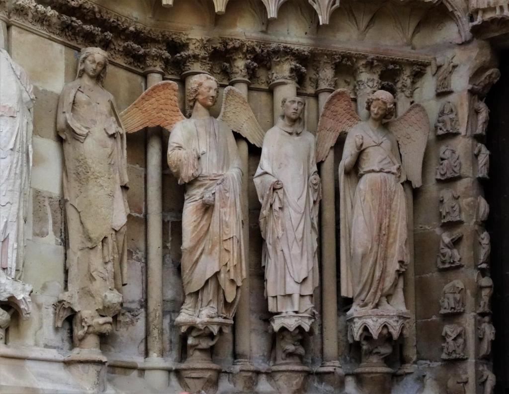 Reims: Kathedrale Westfassade linkes Portal (2022)