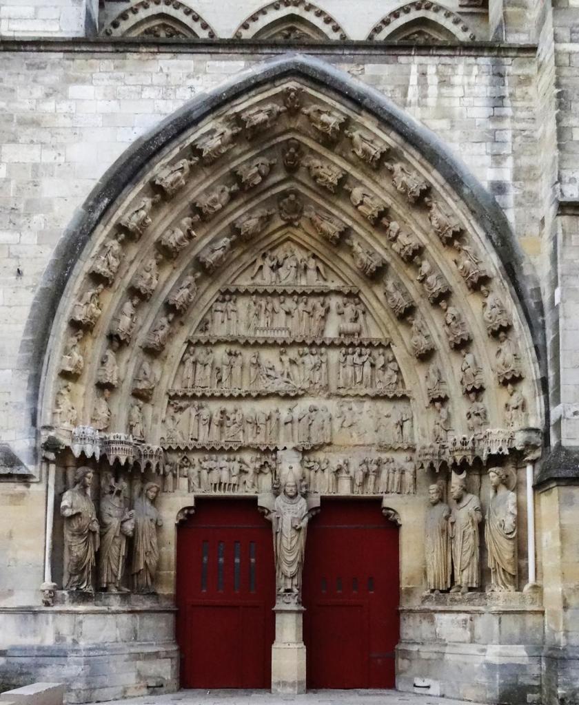 Reims: Kathedrale mittleres Nordportal (2022)