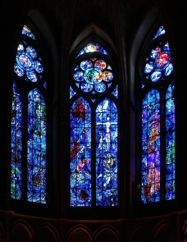Reims: Kathedrale Chorfenster von Chagall (2022)