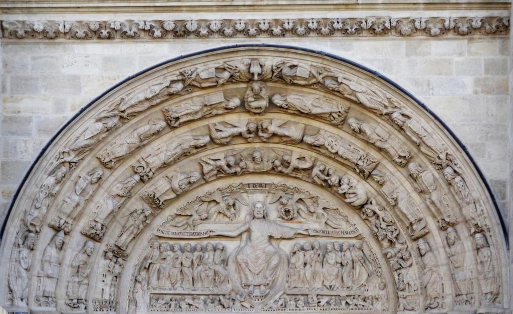 St-Denis: Abteikirche Mittelportal (2022)