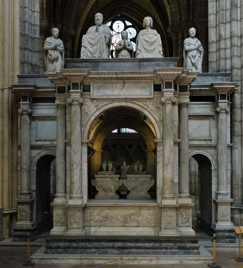 St-Denis: Abteikirche Grabmal von Franz I. und Claudia (2022)