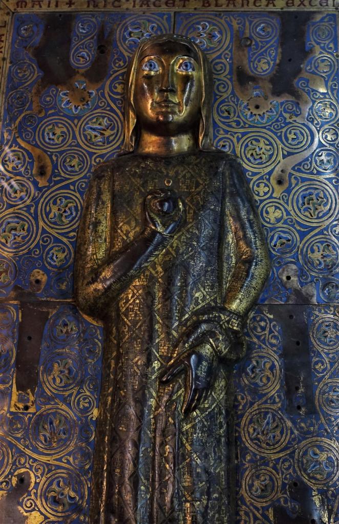 St-Denis: Abteikirche Grabmal [aus Bronze] von Blanche [Tochter Ludwigs IX.] (2022)