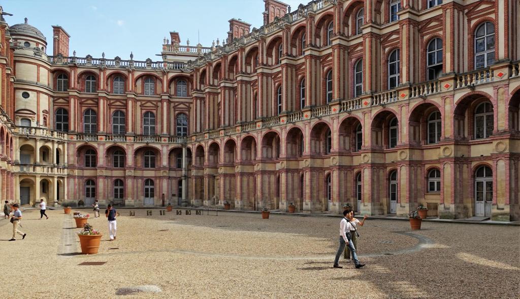 St-Germain-en-Laye: Schloss Innenhof (2022)
