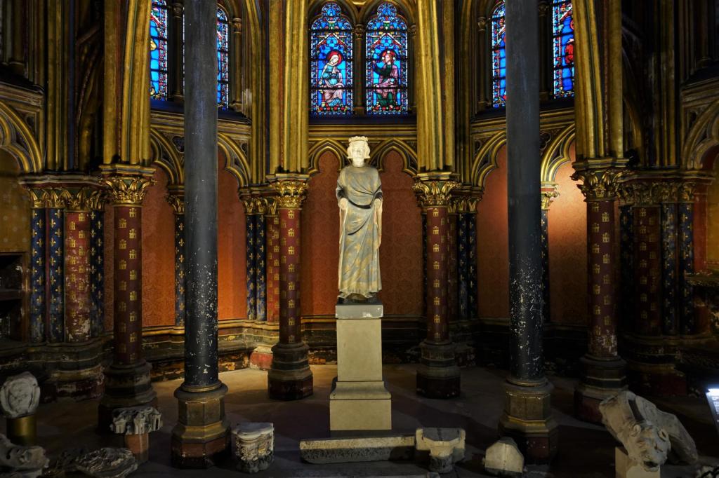 Paris: Heilige Kapelle [Sainte-Chapelle] - Unterkapelle (2022)