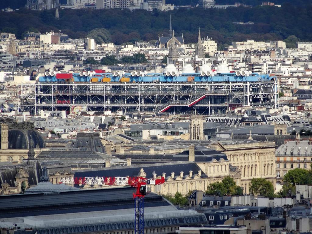 Paris: Centre Pompidou [Blick vom Eiffelturm] (2022)