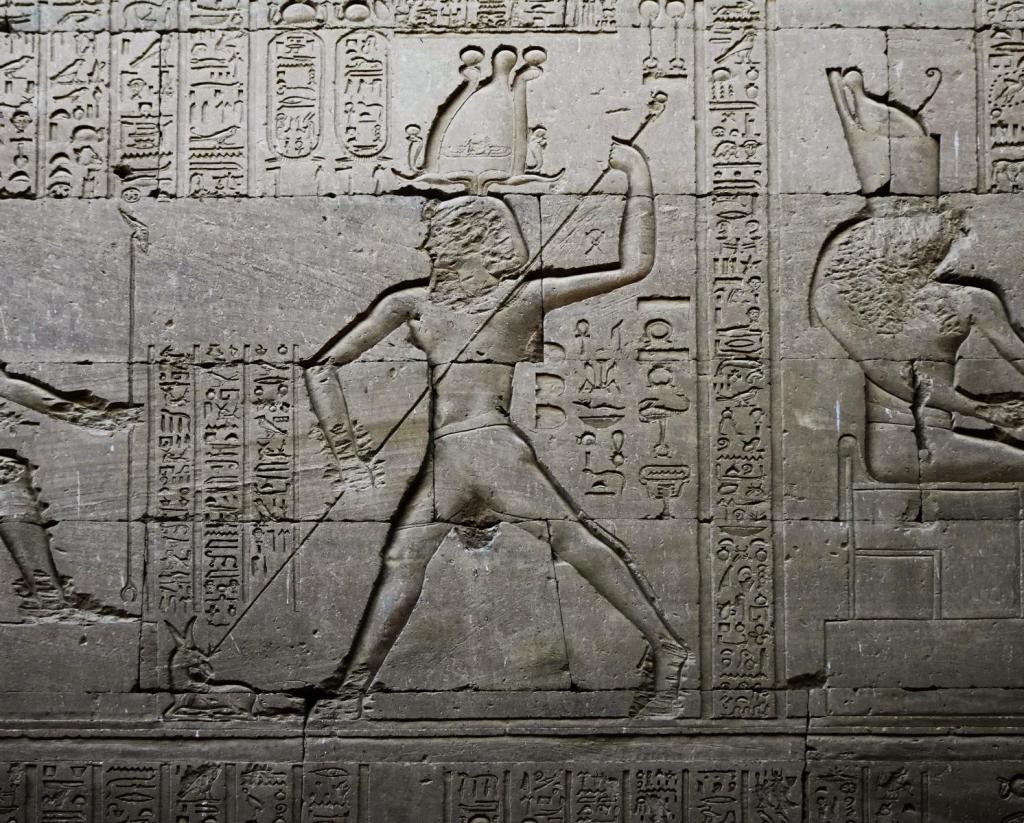 Edfu: Horustempel - Relief im Umgang [Bekämpfung des Seth] (2023)