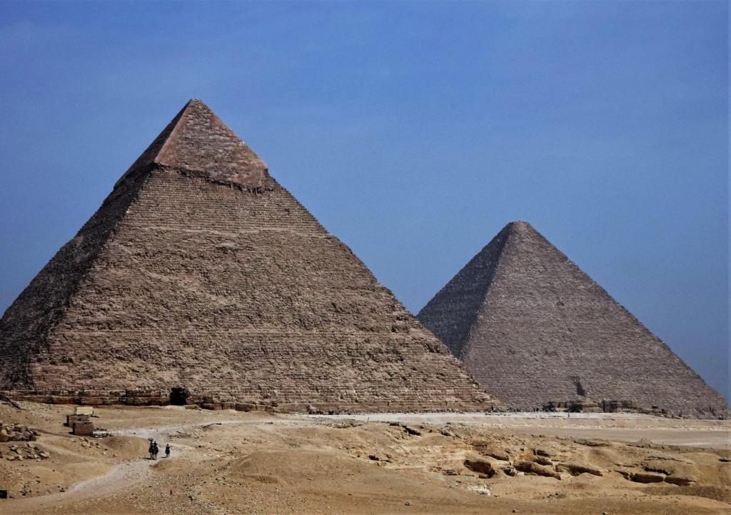 Giseh: Chephren-Pyramide und Cheops-Pyramide (2023)