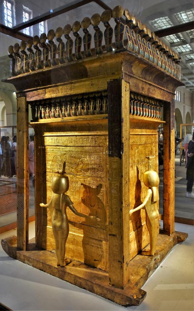 Kairo: Ägyptisches Museum - Kanopenschrein von Tutenchamun (2023)