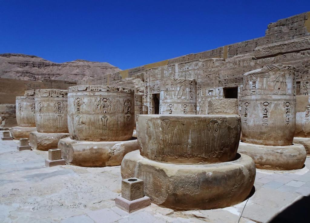 Medinet Habu: Totentempel - Säulensaal (2023)