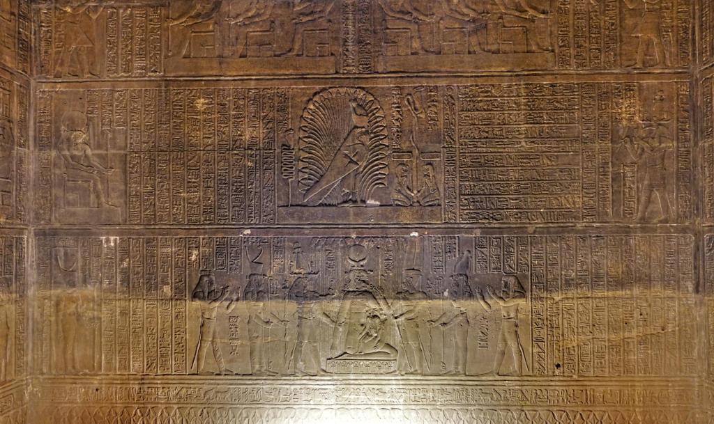 Philae: Isistempel - Relief im Geburtshaus [Mammisi] (2023)