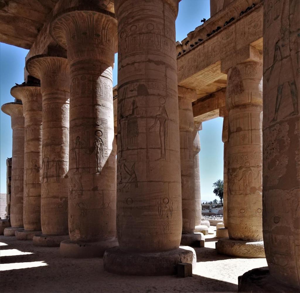 Ramesseum: Säulensaal (2023)