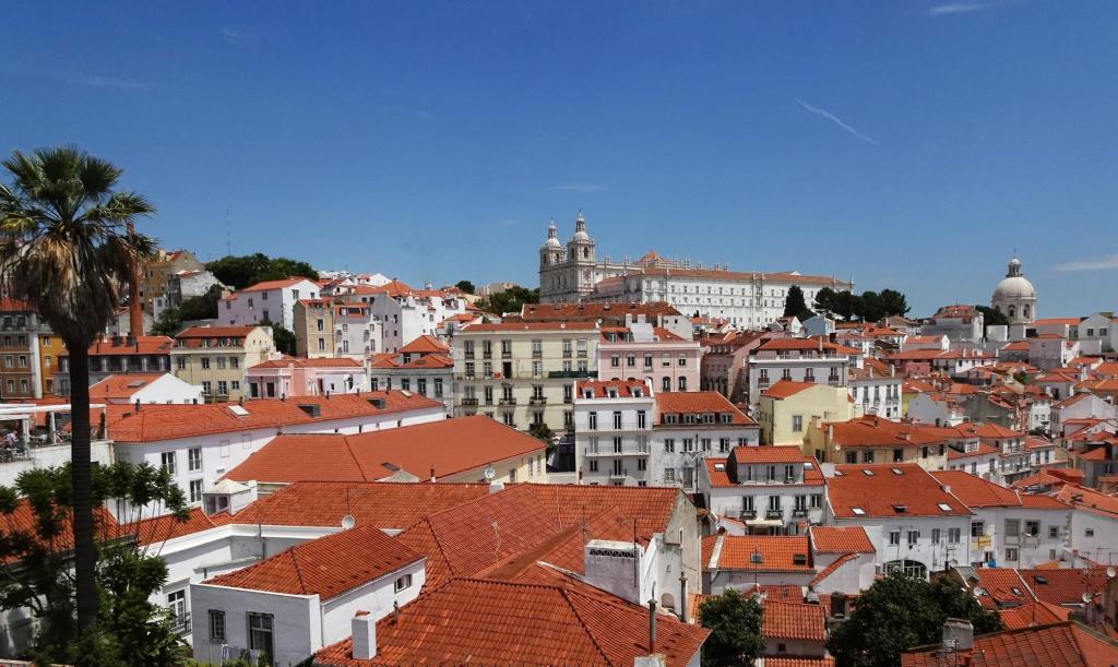 Lissabon: Blick vom Miradouro de Sta. Luzia (2023)