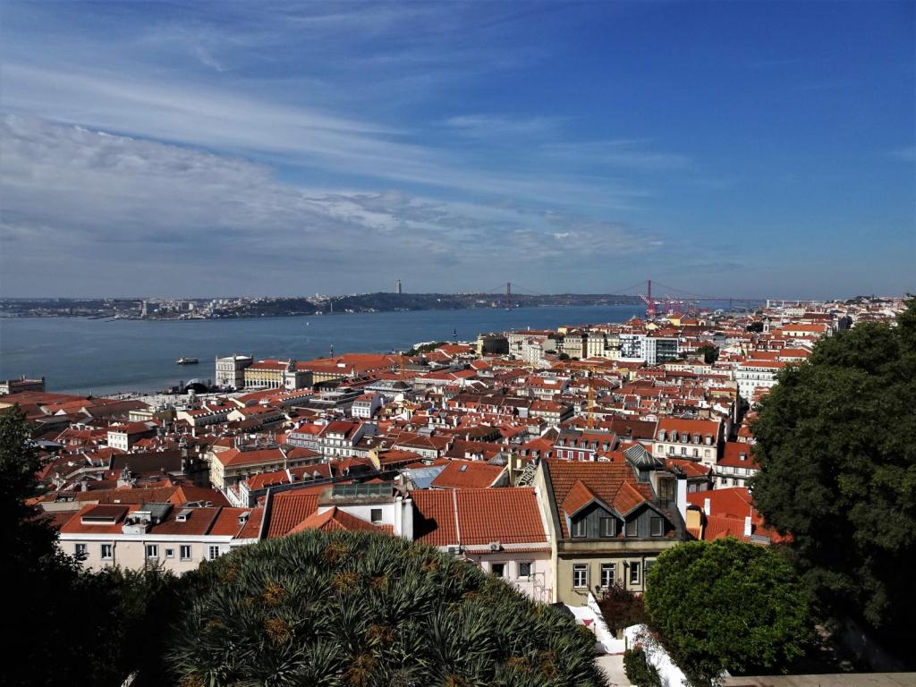 Lissabon: Blick vom Georgskastell [Castelo de S. Jorge] (2023)