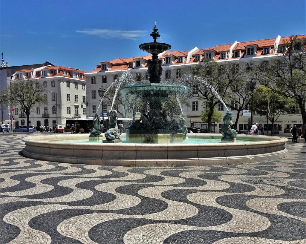 Lissabon: Brunnen auf dem Rossio (2023)
