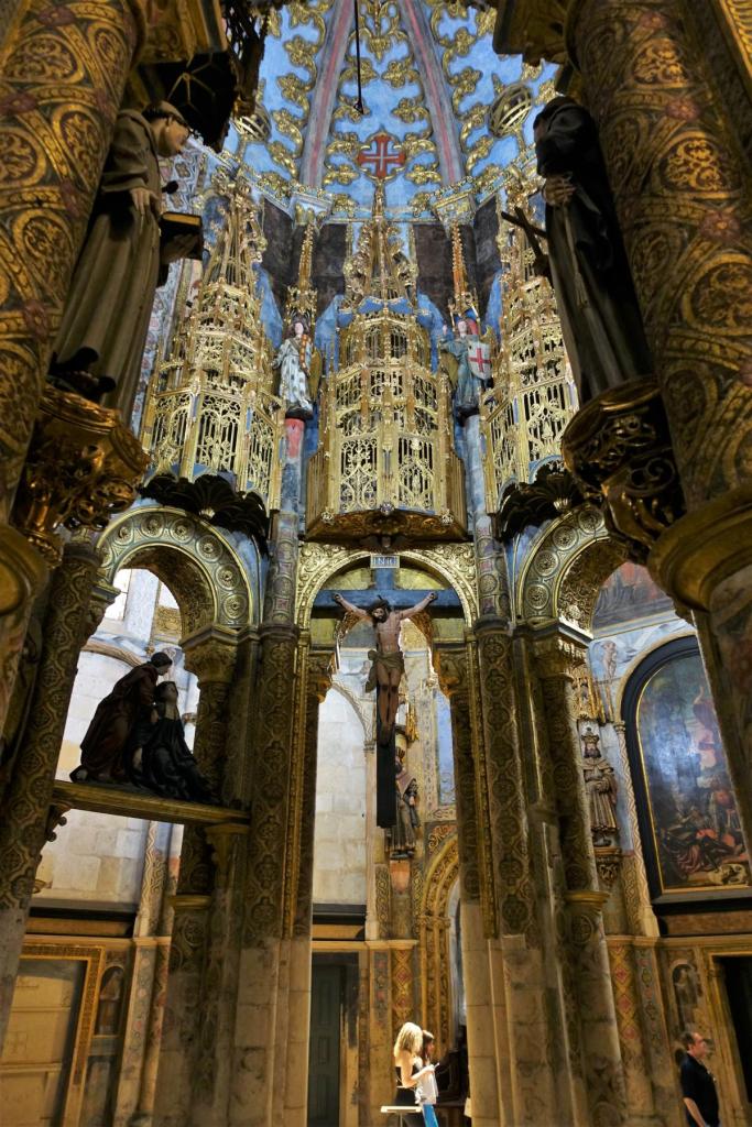 Tomar: Christusritterkloster - Templerkirche, Inneres der Charola (2023)